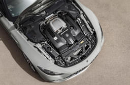 Mercedes Benz Sl Open Bonnet Engine Shot